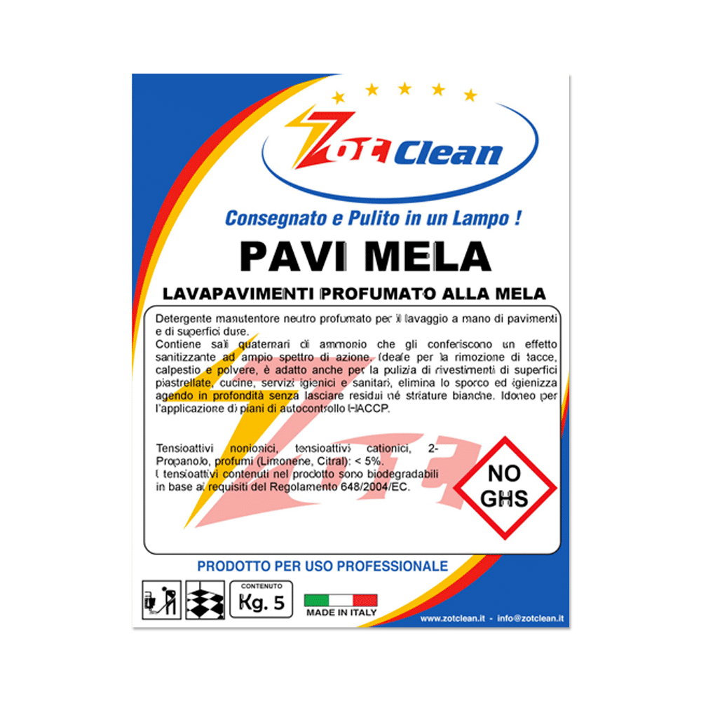 PAVI MELA - Detergente pavimenti Profumato 5Kg