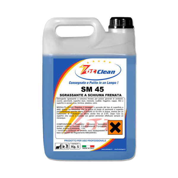 SM 45 - Detergente Lavapavimenti Sgrassante